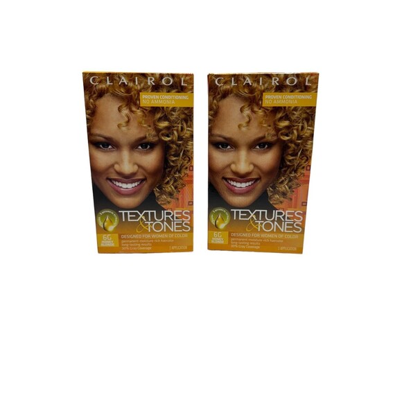 Clairol Textures & Tones‎ Permanent Hair Color # 6G Honey Blonde - Quantity 2 - Picture 1 of 7